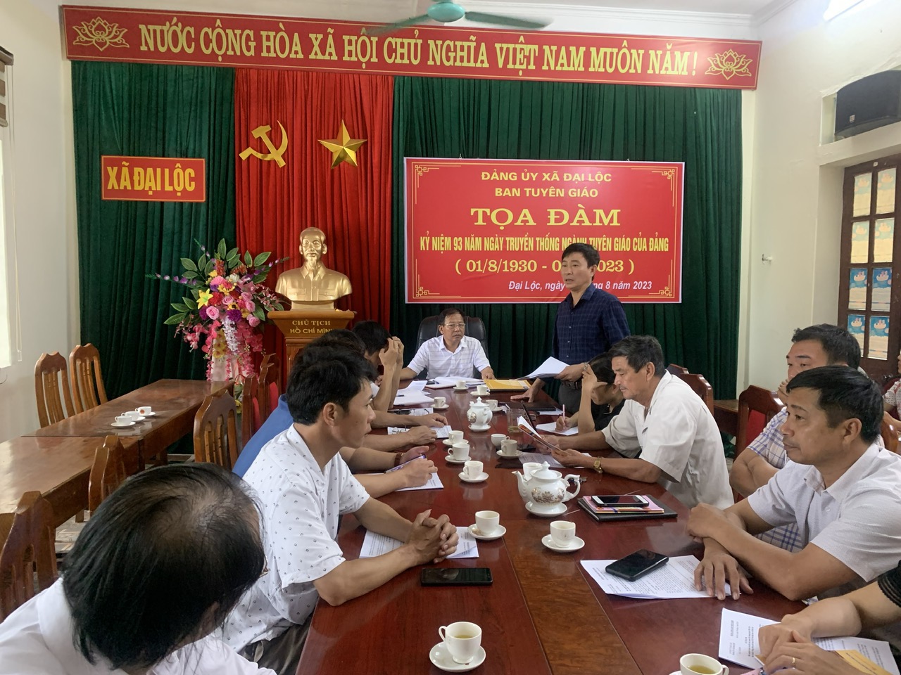 Kỷ niệm 93 năm ngày truyền thống  ngành Tuyên giáo của Đảng  và 70 năm công tác Tuyên giáo của Đảng bộ xã Đại Lộc.
